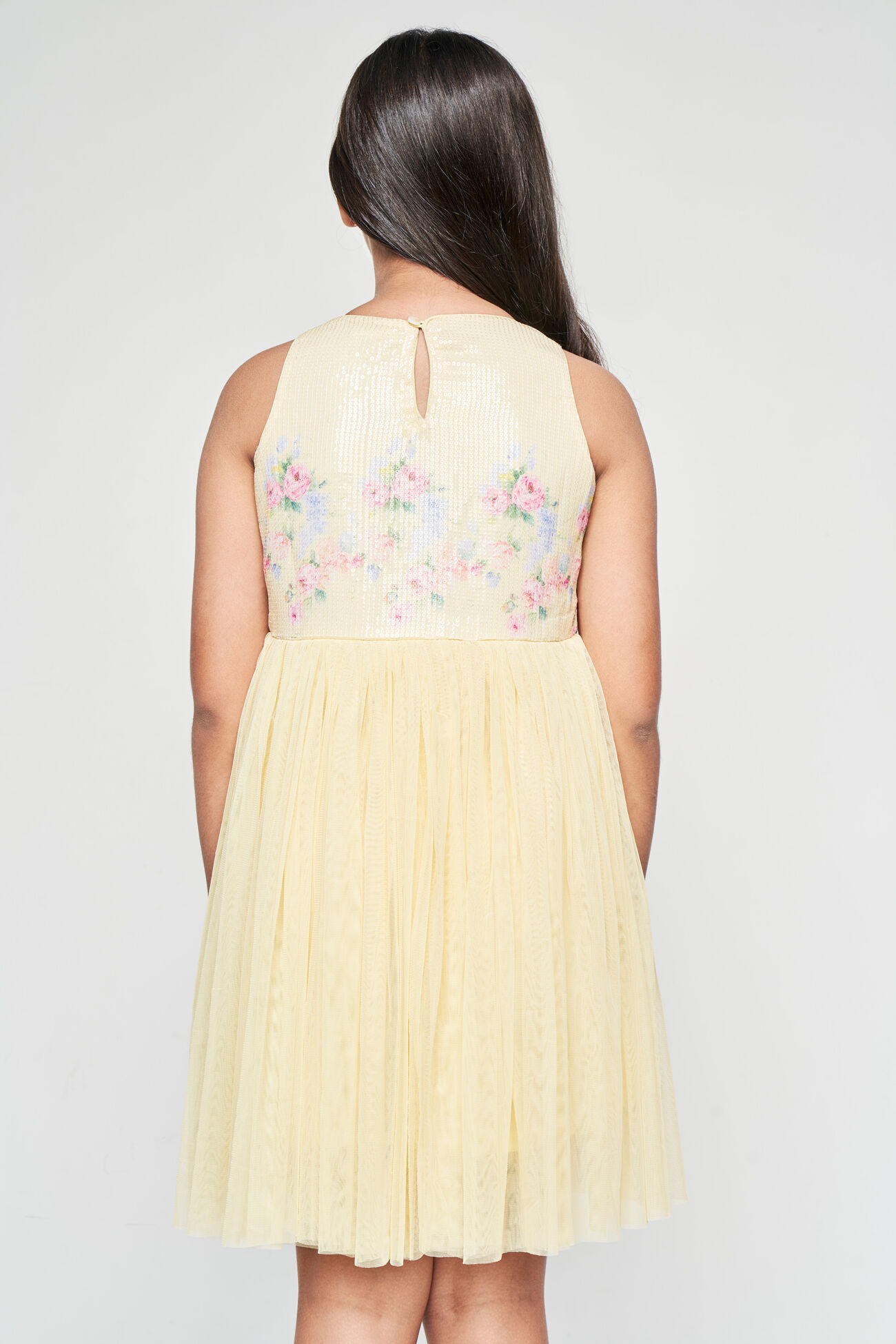 Spreading Sunshine Fit And Flare Dress, Yellow, image 4